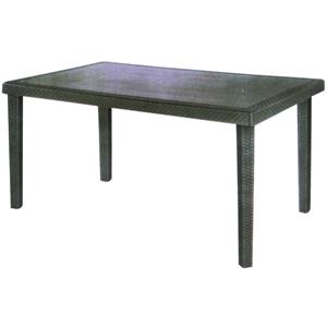 TAVOLI RESINA BOHEME ANTRACITE 150X90